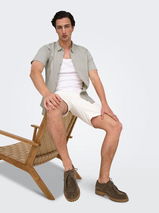 Produktbild Only & Sons Onsrobin Button Under Ss Stretch Shirt (XL)