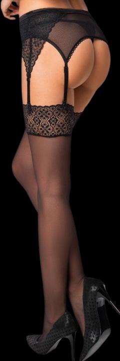 Produktbild Obsessive Shibu Stockings Black L/XL (XL)