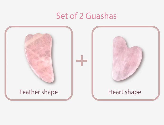 Image du produit Guasha Rose Quartz Set