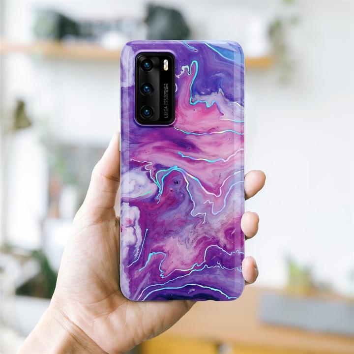 Produktbild Cadorabo IMD TPU Bunter Marmor Cover (Huawei P40)