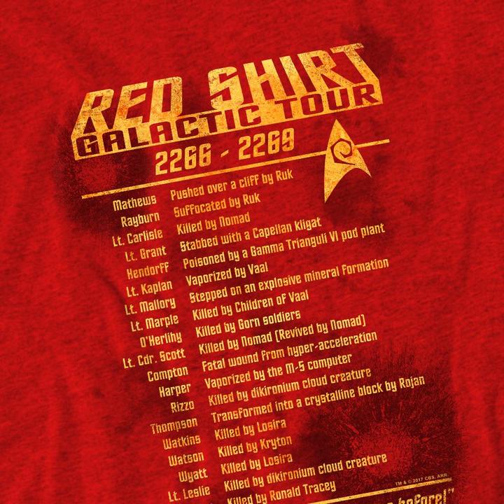 Produktbild Red Shirt Tour TShirt (XXL)