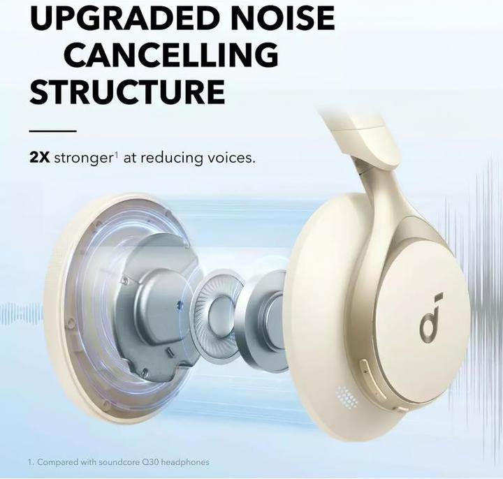 Produktbild soundcore Space One (ANC, 40 h, Kabellos, Kabelgebunden)