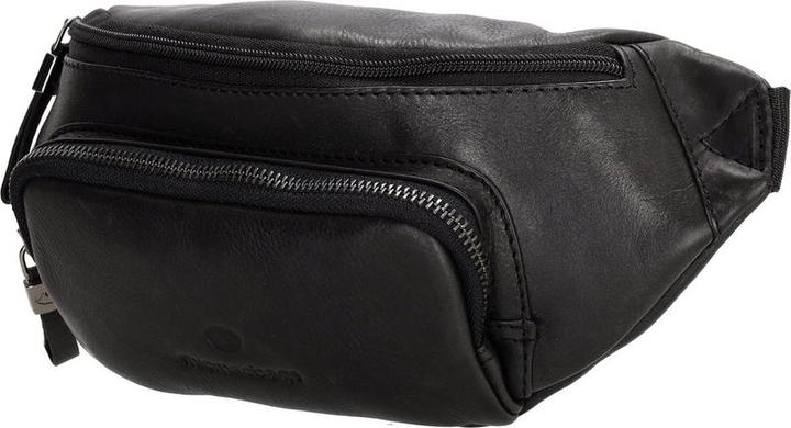 Micmacbags alltägliche Hüftbeutel lustige Packfestival - Schwarz - Leder