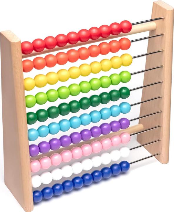 Immagine prodotto Activity Board Telaio ditmetico in faggio per alunni della scuola primaria / 100 tavole ditmetiche in legno /
