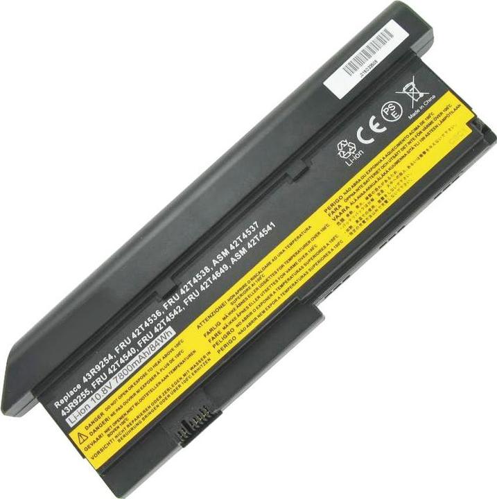 Lenovo ThinkPad X200 battery, 42T5434, 42R4536 (6 Cells, 7800 mAh)