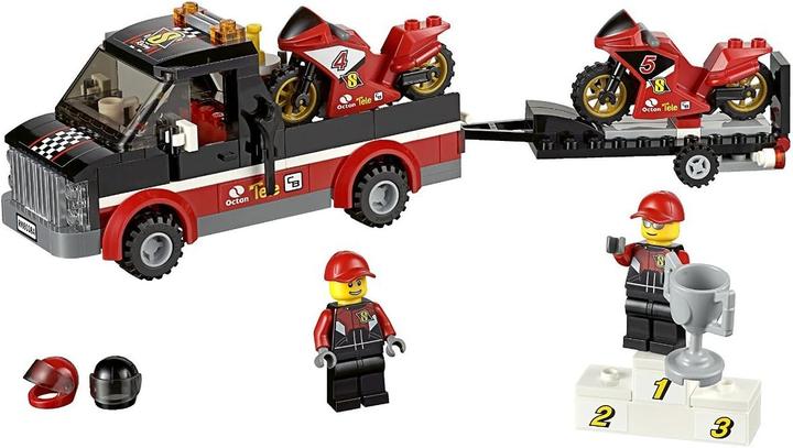 Immagine prodotto LEGO Trasportatore di moto da corsa (60084, LEGO City)