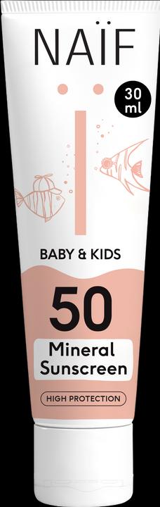 Naïf Crema solare per bambini e neonati SPF50 (Crema solare, SPF 50, 30 ml, 1 g)