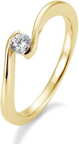 Produktbild Breuning Ring Schwung 0,05-0,30ct. (48, 585/14 K Gold)