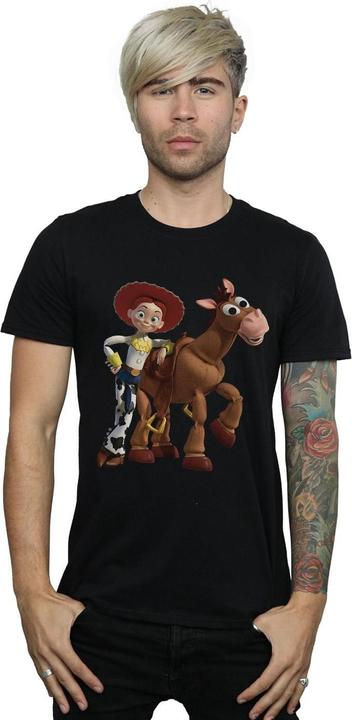 Actual product image Disney Mens Toy Story 4 Jessie And Bullseye T-Shirt (4XL)
