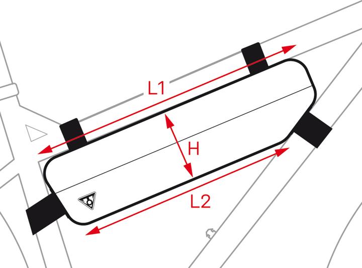 Immagine prodotto Topeak Midloader (6 l, Borsa telaio)