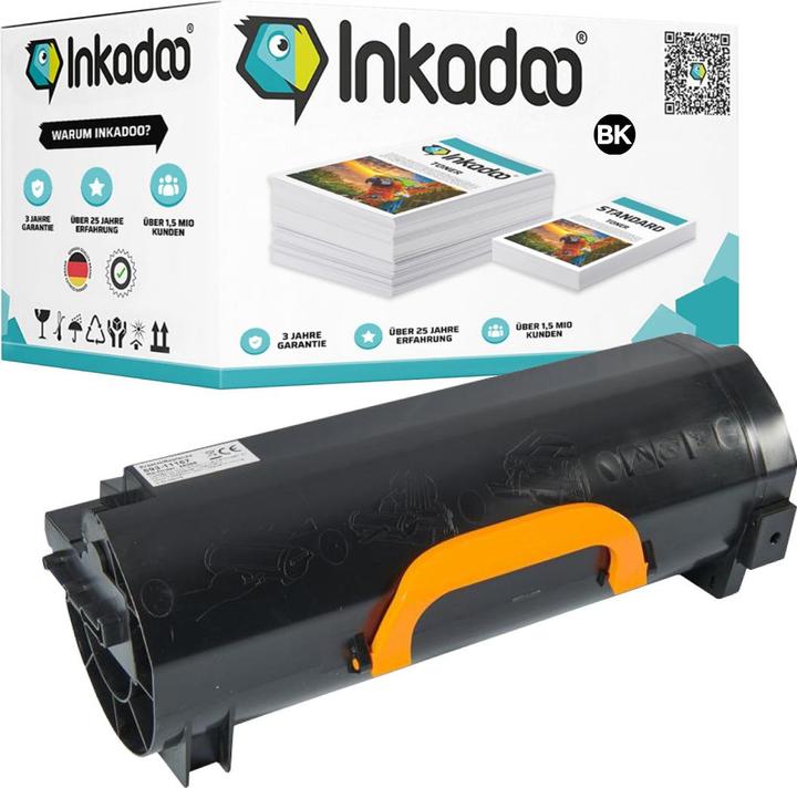 Image du produit Inkadoo Toner compatible avec Dell 593-11140 / DC9NW toner, noir noir (CF)