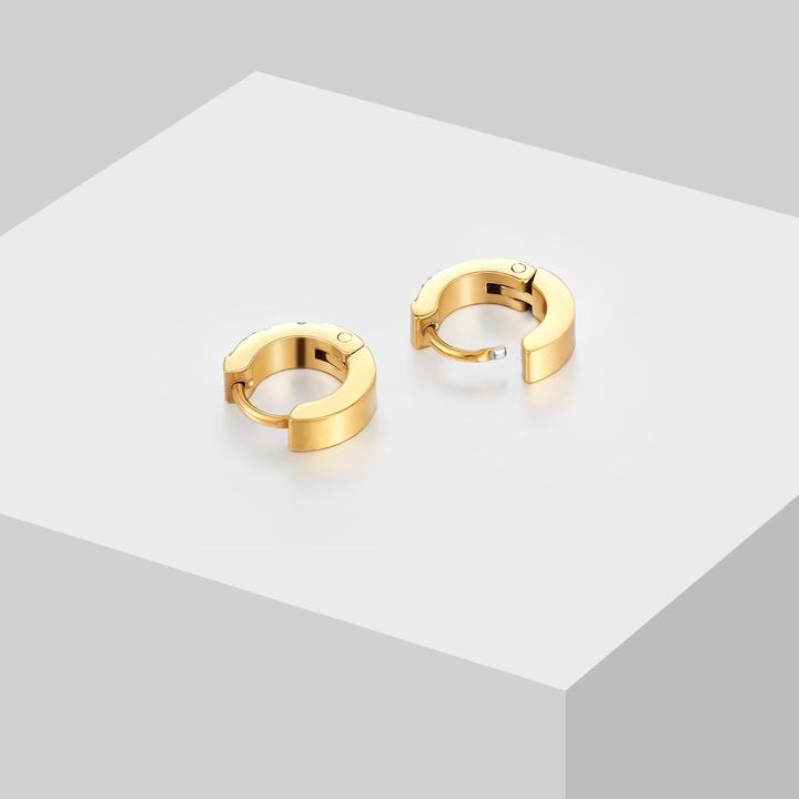 Image du produit Sensora Jewelry Boucles d'oreilles Sparkle Hoops (Acier inoxydable)