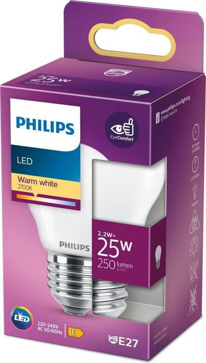 Productafbeelding Philips Lamp (E27, 2.20 W, 250 lm, 1 x, E)