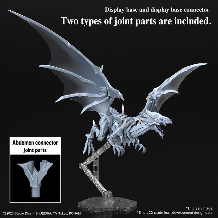 Actual product image Bandai YU-GI-OH - Figure-Rise Standard Amp. Blue-Eyes White Dragon -Model Kit