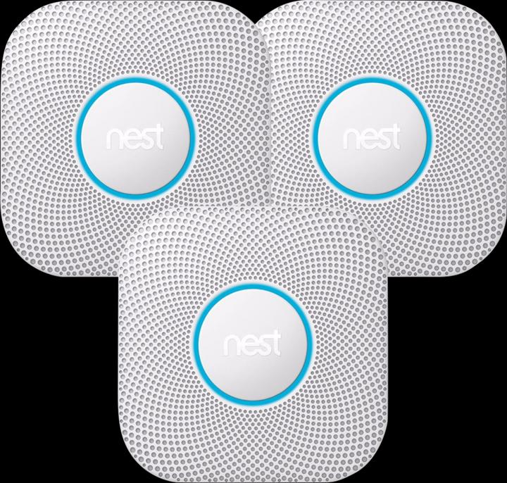 Actual product image Google Nest Protect V2 MONTOUR 3-PACK