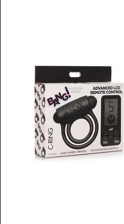 Image du produit XR Brands 25X Vibrating Silicone Cock Ring + Remote Control (3.10 cm)