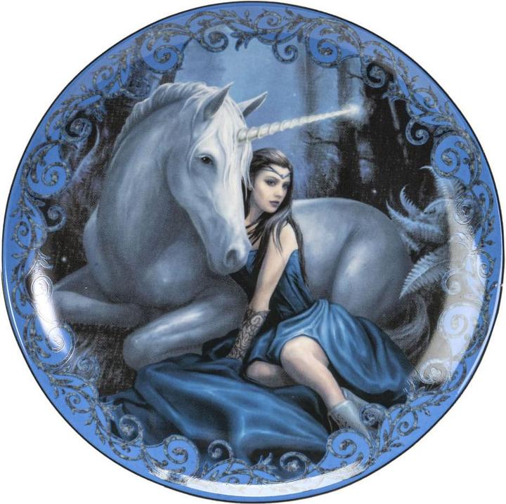 Image du produit Pacific Trading Anne Stokes pack 4 plaques Licorne et Maiden (4 x, 17.78 cm)