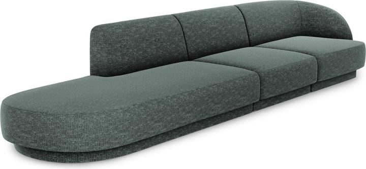 Actual product image Micadoni Left Sofa, "Miley", 4 Seats, 323x90x70Made in Europe (2 person sofa, 3-seater, 4-seater)