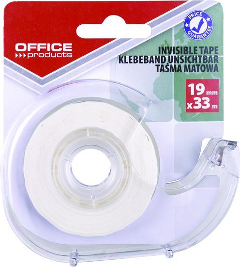 Office Products Office tape, 19mm, 33m, dispenser, matt