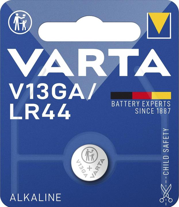 Productafbeelding Varta Electronics V13GA (1 Pcs., LR44, 130 mAh)