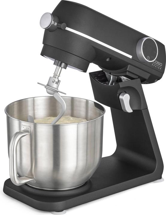 Immagine prodotto Caso Robot da cucina Design KM1800 Black E, ciotola in acciaio inox da 6 litri, 1800 W (1800 W)