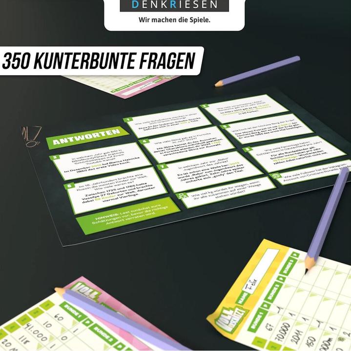 Actual product image Denkriesen VOLL VERSCHÄTZT A4 pad - A close call is a win. - Junior Edition (German)