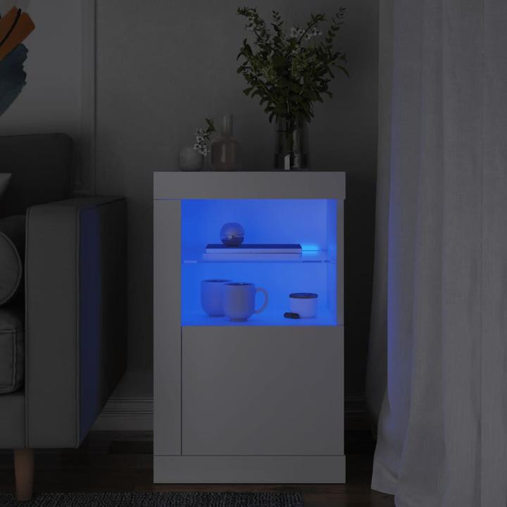 Immagine prodotto VidaXL Armadietto laterale con luci LED Bianco (41 x 37 x 67 cm)