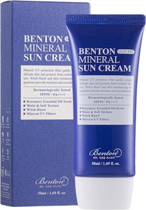 Immagine prodotto Benton Crema Solare Minerale Skin Fit (Crema solare, SPF 50, 50 ml)
