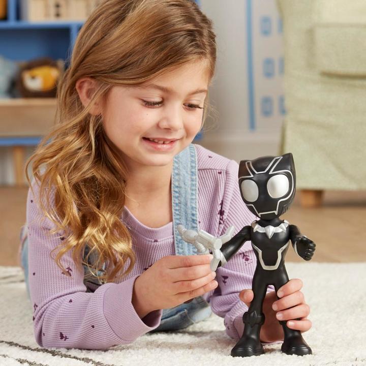 Image du produit Hasbro Spidey and His Amazing Friends super grande figure d'action Black Panther, jouet de superhéros f