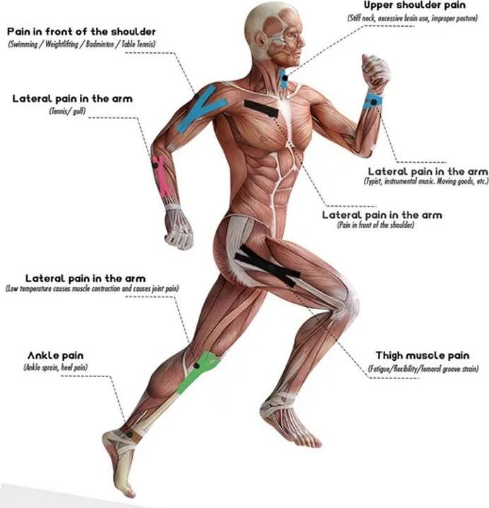 Actual product image Cbx Kinesiology Tape, Sport Tape 5m (5 m)