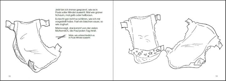 Actual product image The sibling doodle colouring book for all big sisters and brothers aged 3 and over