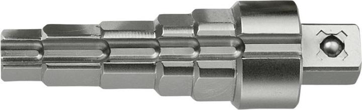 Rothenberger Chiave a gas a gradino 3/8 - 1/2 - 3/4 - 1 ″ temprata e nichelata (1/2")