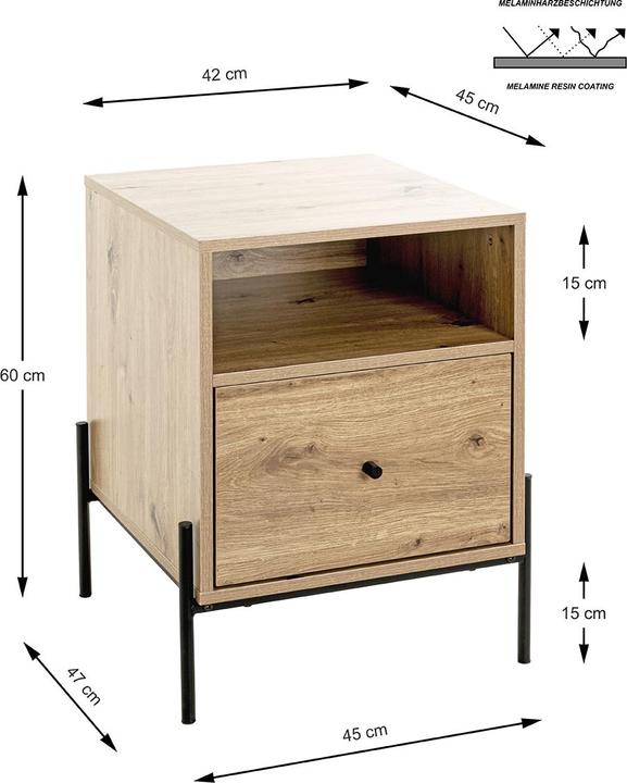 Actual product image HAKU Möbel Console (45 x 47 x 60 cm)