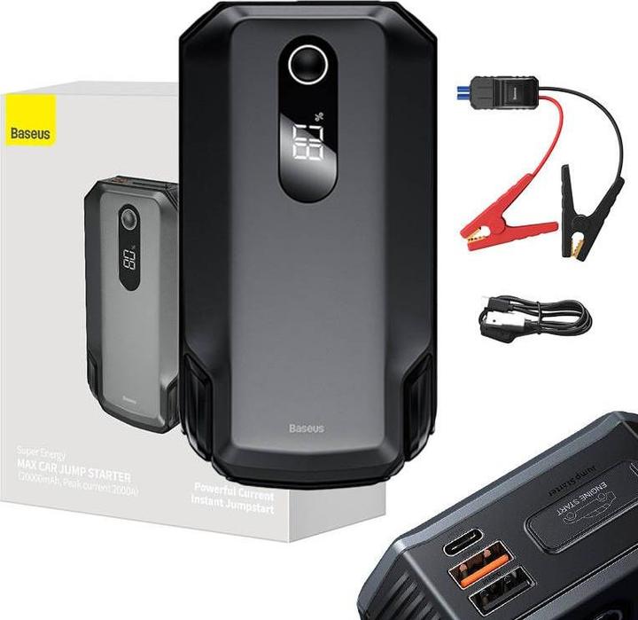 Produktbild Baseus Max Car Jump Starter (20000 mAh, 42 W, 74 Wh)