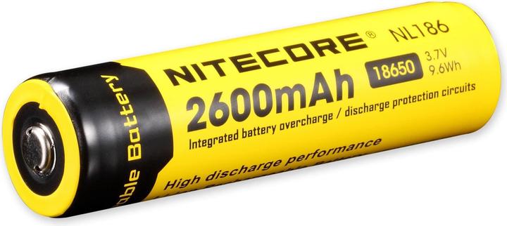 Actual product image Nitecore 18650 Rechargeable battery 2600mAh