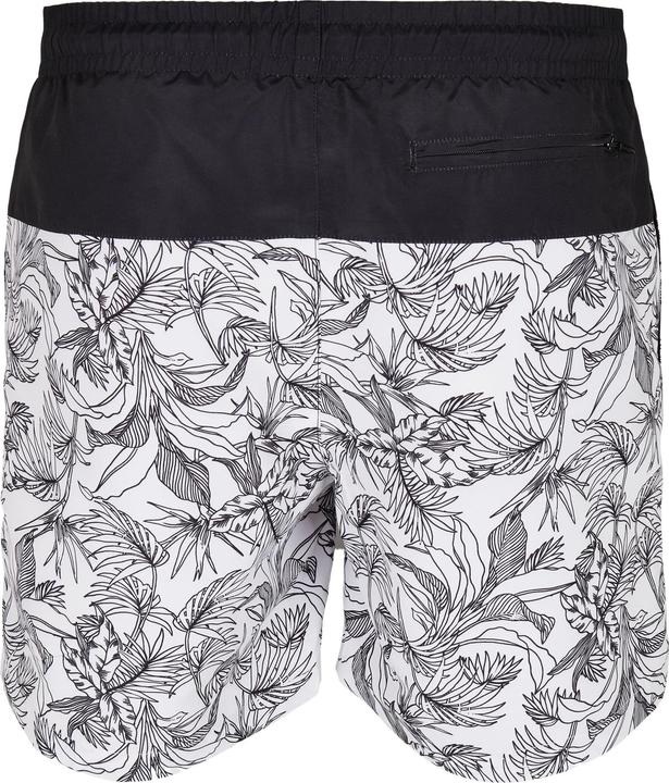 Produktbild Urban Classics Low Block Pattern Swim Shorts (S)