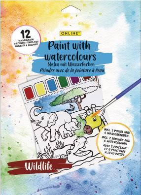 Immagine prodotto Online Set di pittura con acquerelli