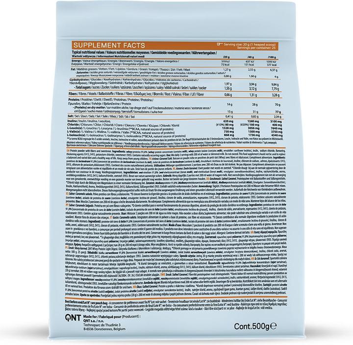 Valori nutrizionali e ingredienti QNT Light Digest Whey Protein (Caramello Salato, 1 pz., 500 g)