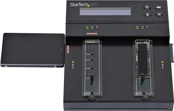 Produktbild StarTech com Selbständiger M.2 SATA & M.2 NVMe Duplikator und Löscher - SATA/SSD Festplatten klo
