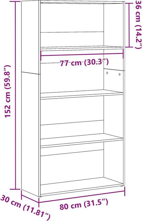 Immagine prodotto VidaXL Banning (80 x 30 x 152 cm)