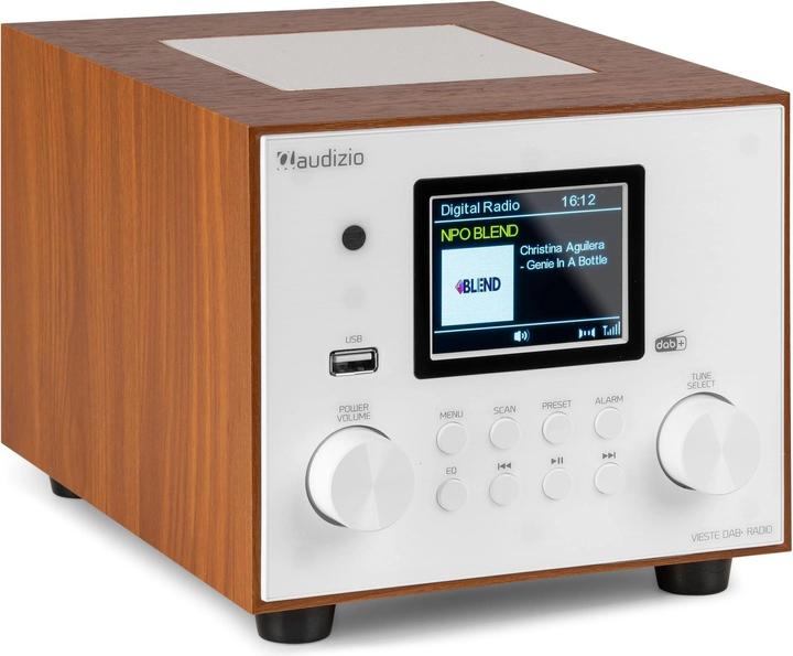Actual product image Audizio DAB+ Radio Vieste Weiss, Radio Tuner: FM, DAB+ (FM, DAB+, Bluetooth)