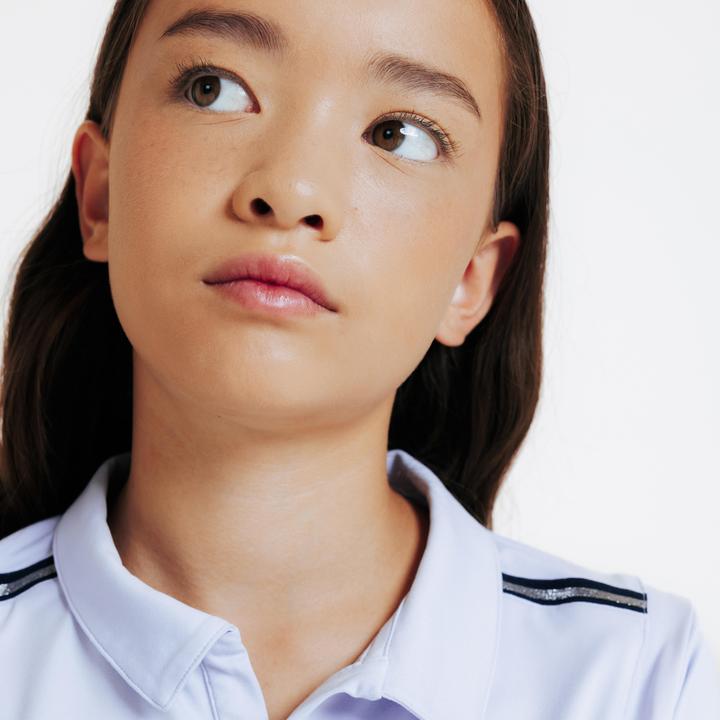 Actual product image Fouganza Reit-Poloshirt Club kurzarm lila (12, 13, 14)