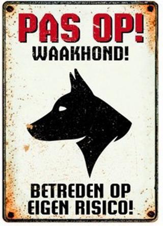 Produktbild Plenty gifts Waakbord Blik Waakhond (Deutsch)
