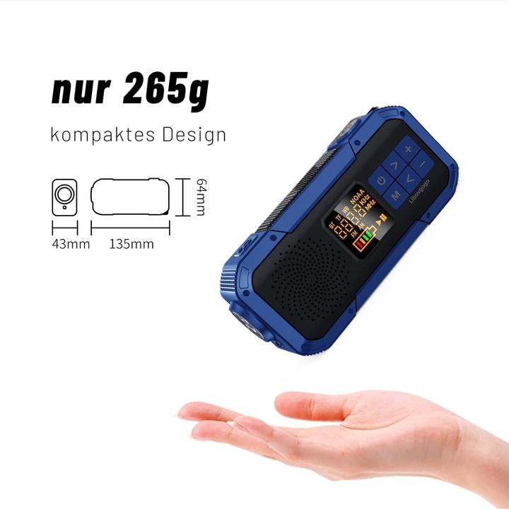 Actual product image Libovgogo Emergency radio DF-589 (FM, AM, Bluetooth)