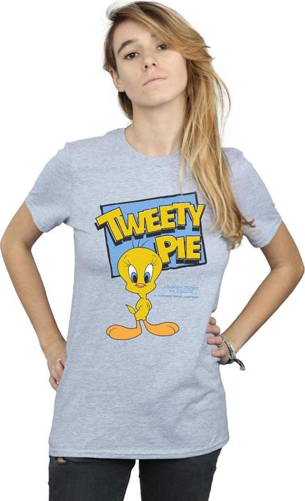Actual product image Looney Tunes Womens/Ladies Tweety Cotton Boyfriend T-Shirt (S)