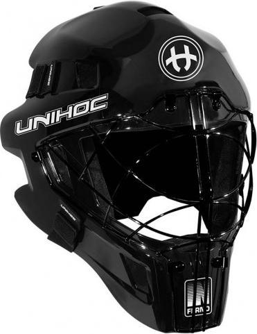 Unihoc Inferno 66 Goaliemaske-schwarz-Onesize (One size)