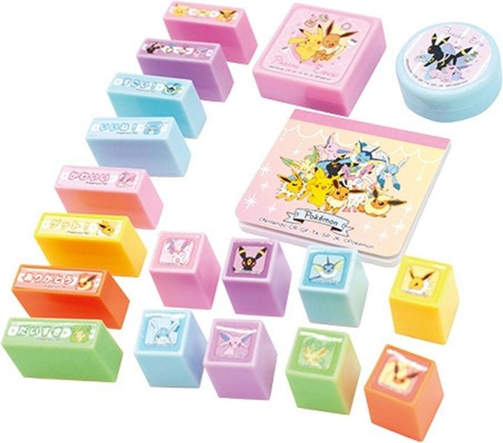 Actual product image Pokémon Stamp Memo Set Lovely Friends