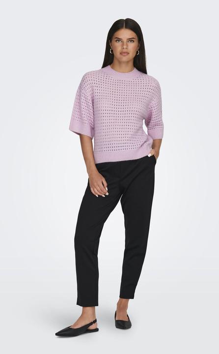 Produktbild JdY Knit Fit Rundhals Gerippte Ärmelbündchen Tief angesetzte Schulter Pullover Strickpullover (M)