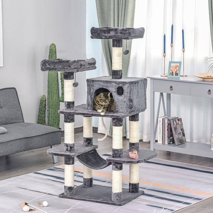 Immagine prodotto Jamb Albero per gatti (144 cm, Grigio scuro)