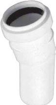 Produktbild Magnaplast HTP-Bogen 88 Grad 32 mm mit 1 Hülse weiss